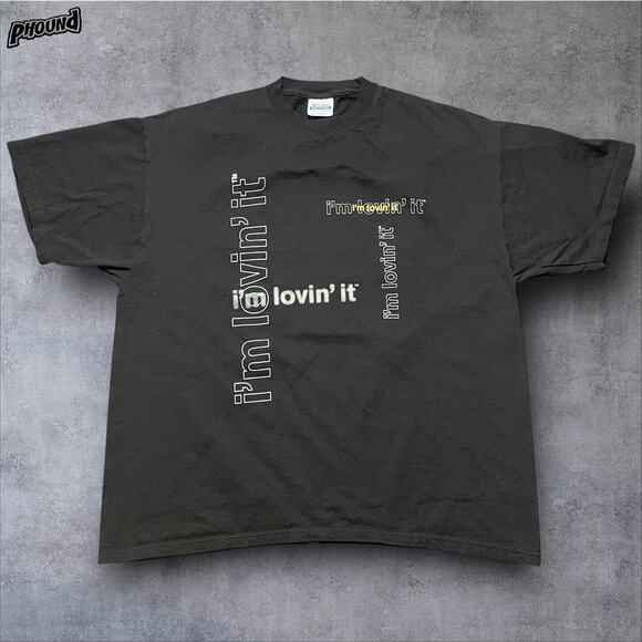 Vintage McDonald's Shirt Mens XL I'm Lovin' It Makin It Happen Crew Tee 2000s - Picture 1 of 10